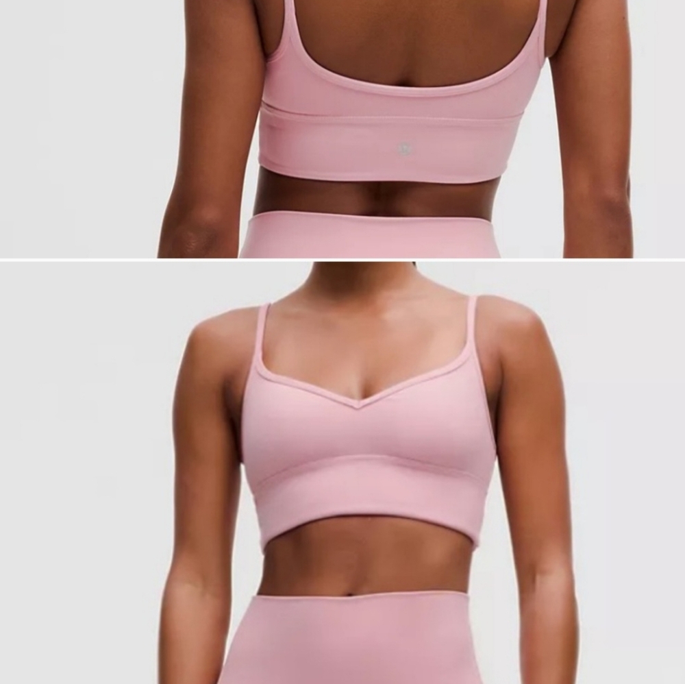 Lululemon Align Set In Vita Pink - Leggings Size 10 Align Sweetheart Bra Size 12